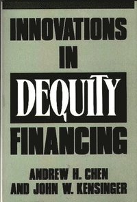bokomslag Innovations in Dequity Financing