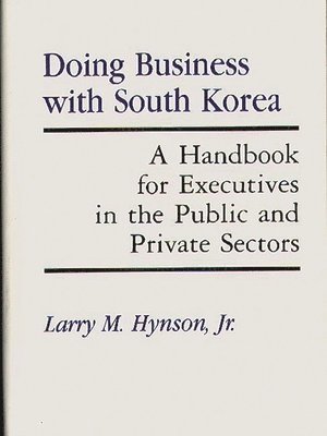 bokomslag Doing Business with South Korea