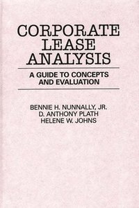 bokomslag Corporate Lease Analysis