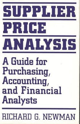 Supplier Price Analysis 1