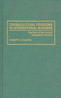 bokomslag Cross-Cultural Problems in International Business