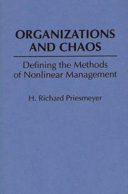 bokomslag Organizations and Chaos
