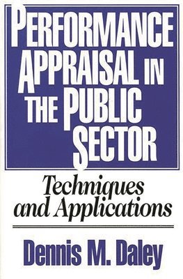 bokomslag Performance Appraisal in the Public Sector