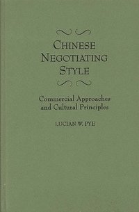 bokomslag Chinese Negotiating Style