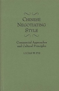 bokomslag Chinese Negotiating Style