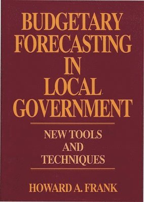 bokomslag Budgetary Forecasting in Local Government