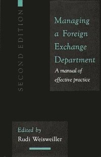 bokomslag Managing a Foreign Exchange Department