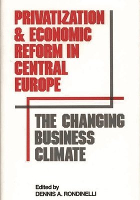 Unknown, Dennis A. Rondinelli - Privatization and Economic Reform in Central Europe, Inbunden