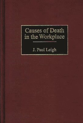 bokomslag Causes of Death in the Workplace