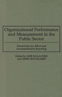 bokomslag Organizational Performance and Measurement in the Public Sector