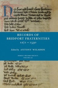 bokomslag Records of Bridport Fraternities 1271-1530