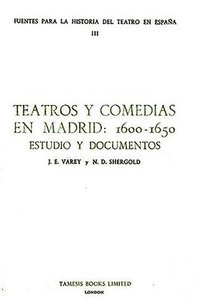bokomslag Teatros y Comedias en Madrid: 1600-1650.