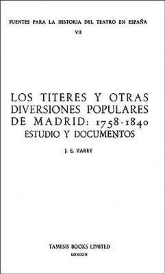 bokomslag Los Tteres y otras diversiones populares de Madrid: 1758-1840