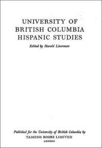 bokomslag University of British Columbia Hispanic Studies