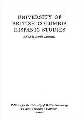 bokomslag University of British Columbia Hispanic Studies