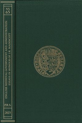 bokomslag English Medieval Government and Administration