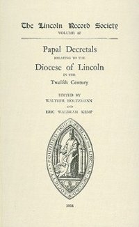 bokomslag Papal Decretals relating to the Diocese of Lincoln in the 12th Century