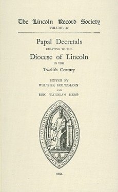 bokomslag Papal Decretals relating to the Diocese of Lincoln in the 12th Century