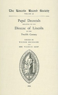 bokomslag Papal Decretals relating to the Diocese of Lincoln in the 12th Century