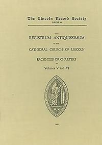 bokomslag Registrum Antiquissimum of the Cathedral Church of Lincoln [facs 5-6]
