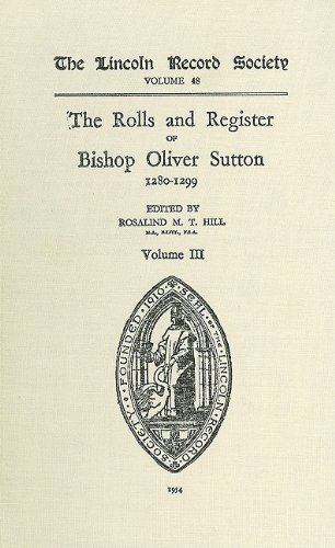Rosalind M.T. Hill, Rosalind M. T. Hill, Rosalind M T Hill - Rolls and Register of Bishop Oliver Sutton 1280-1299 [III], Inbunden
