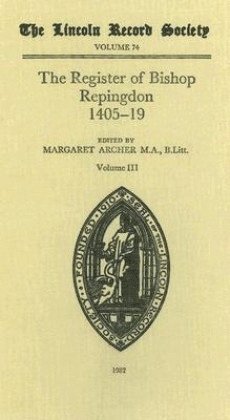 Register of Bishop Philip Repingdon 1405-1419 1