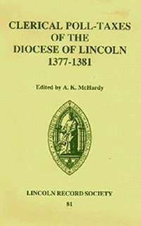 bokomslag Clerical Poll-Taxes in the Diocese of Lincoln 1377-81