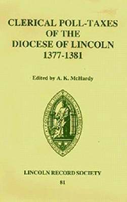 bokomslag Clerical Poll-Taxes in the Diocese of Lincoln 1377-81