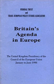 bokomslag Britain's Agenda in Europe