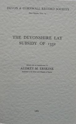 bokomslag The Devonshire Lay Subsidy of 1332