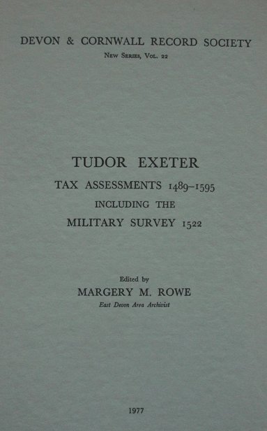 bokomslag Tudor Exeter