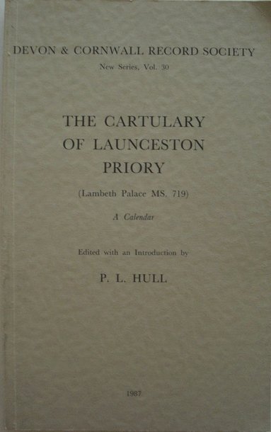 bokomslag Cartulary of Launceston Priory (Lambeth Palace MS.719)