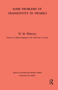 bokomslag Some Problems of Transitivity in Swahili