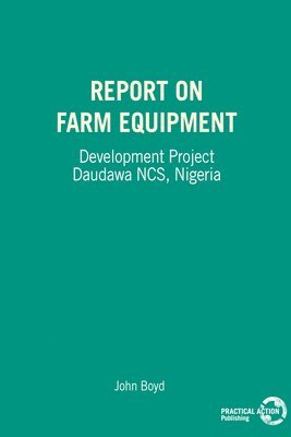 bokomslag Report on Farm Equipment