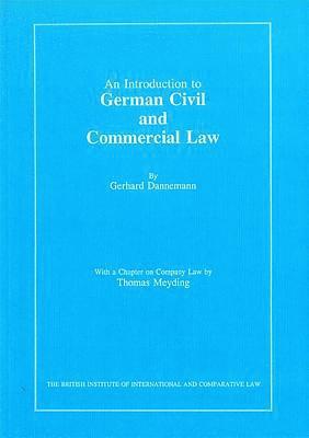 An Introduction to German Civil and Commercial Law 1