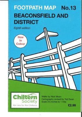 Chiltern Society Footpath Map No. 13 Beaconsfield and District 1