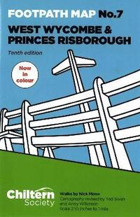 bokomslag Chiltern Society Footpath Map No. 7 - West Wycombe & Princes Risborough