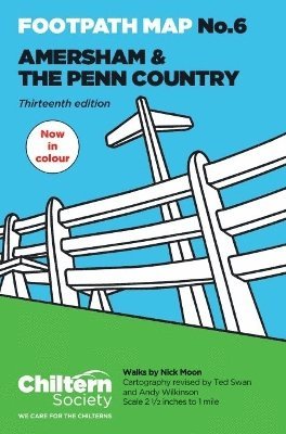 Nick Moon - Chiltern Society Footpath Map No. 6 - Amersham and the Penn Country, Häftad