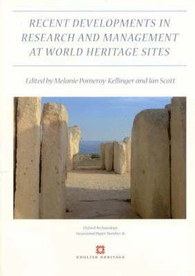 bokomslag Recent Developments in the Research and Management at World Heritage Sites
