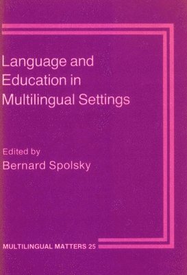 bokomslag Language and Education in Multilingual Settings