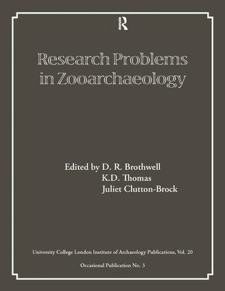 D.R. Brothwell, Kenneth D Thomas, Juliet Clutton-Brock - Research Problems in Zooarchaeology, Häftad