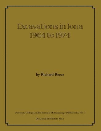bokomslag Excavations in Iona 1964 to 1974