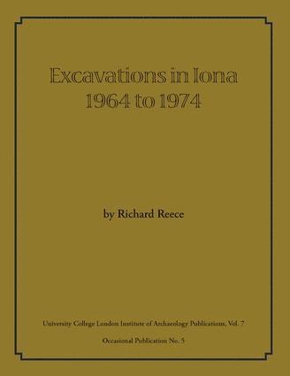 bokomslag Excavations in Iona 1964 to 1974