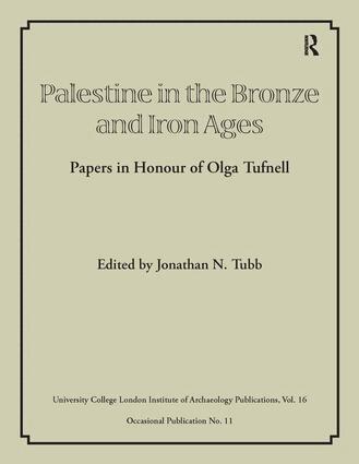 Jonathan N Tubb - Palestine in the Bronze and Iron Ages, Häftad