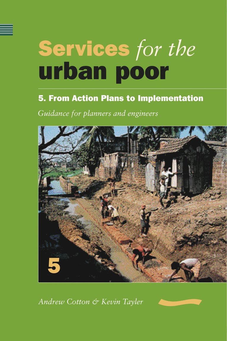 Andrew Cotton - Services for the Urban Poor 5 From Action Plans to Implementation, Häftad