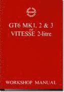 bokomslag Triumph Workshop Manual: Gt6 Mk 1, 2, 3 & Vitesse 2 Litre: Part No. 512947