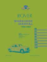 bokomslag Rover P4 Workshop Manual 1950-1964