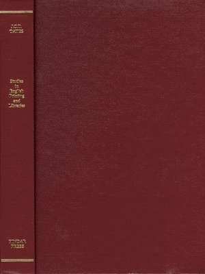 Studies in English Printing and Libraries