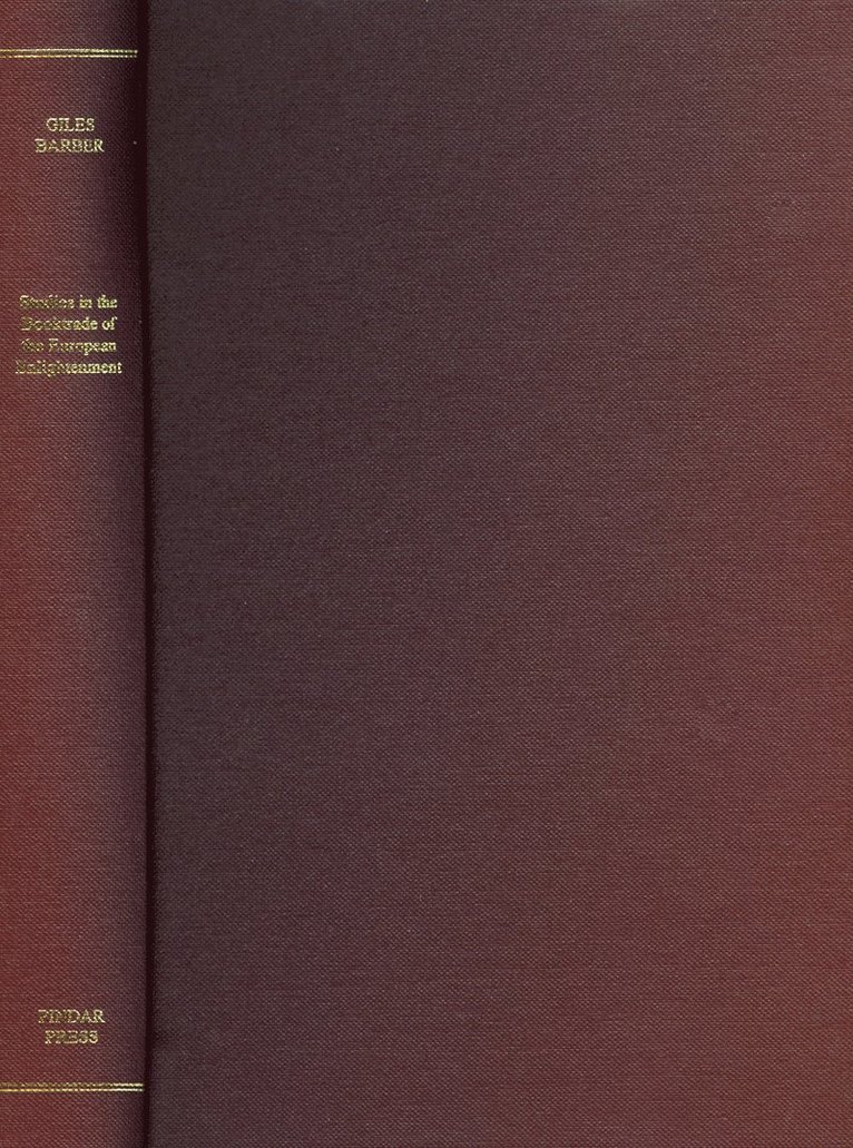 Studies in the Booktrade of the European Enlightenment