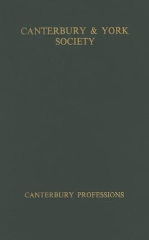 Michael Richter - Canterbury Professions, Inbunden